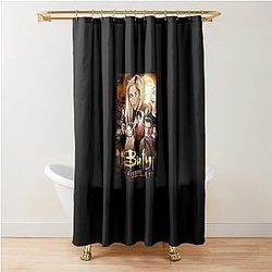 Vintage Buffy the Vampire Slayer Shower Curtain