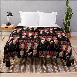 Buffy Vampire Spike Throw Blanket