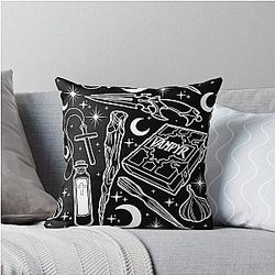 Buffy Vampire Slayer Weapons Throw Pillow
