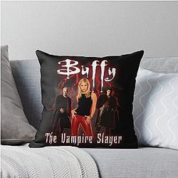 Buffy Vampire Slayer Lightning Throw Pillow
