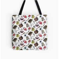 Buffy Multiple Object References All Over Print Tote Bag
