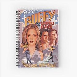 Once More Buffy with the Feeling Spiral Notebook