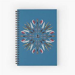 Buffy Mandala Spiral Notebook