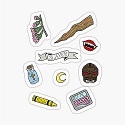 Buffy Sticker Pack Design