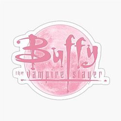Buffy Pink Moon Sticker