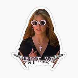 Buffy Summers - Bite Me Sticker