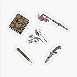Buffy Sticker Set Transparent Stickers