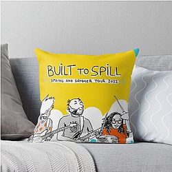 Built To Spill Spring and Summer Tour Live 2022 Throw Pillow