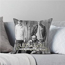 Men of Built To Spill Spring and Summer Tour 2022 Throw Pillow