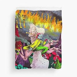 When the wind forgets your name Built To Spill Spring and Summer Duvet Cover