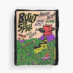 Logo of Built to Spill Spring and Summer Tour Live 2022 Duvet Cover