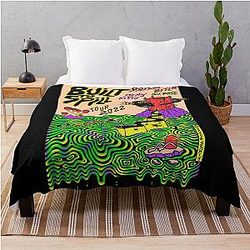 Built To Spill Spring and Summer Tour 2022 Throw Blanket
