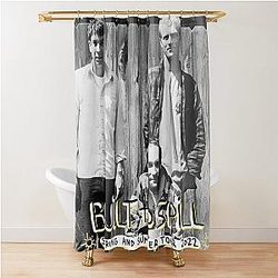 men of Built to Spill Spring and summer Tour Live 2022 Shower Curtain