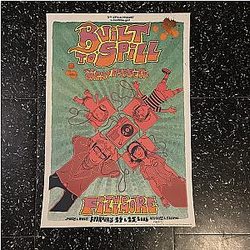 Built to Spill 2008 San Francisco CA Matt Leunig AP Signed Poster