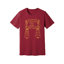 Maroon Graphic Tee LA2406 Built To Spill T-Shirts