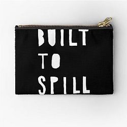 White Logo Built To Spill Keep It A Secret Tour Live 2021 Zipper Pouch