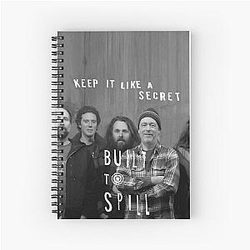 Built To Spill Tour Live 2021 Spiral Notebook