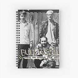 Men of Built to Spill Spring and Summer Tour Live 2022 Spiral Notebook