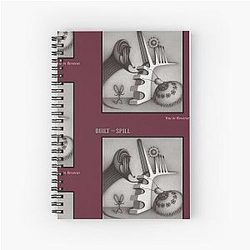You in reverse Built to Spill Spiral Notebook