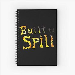 Full Logo Built To Spill Spiral Notebook