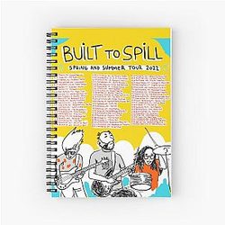 Built To Spill Spring and Summer Tour Live 2022 Spiral Notebook