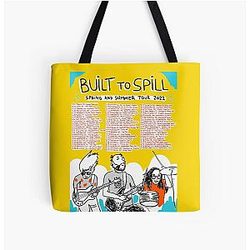 Date of Built to Spill Spring and Summer Tour Live 2022 All Over Print Tote Bag