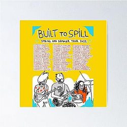 Built To Spill Spring and Summer Tour 2022 Poster