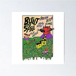 Logo of Built to Spill Spring and Summer Tour Live 2022 Poster