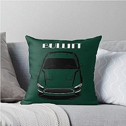 Mustang Bullitt Multi Color Throw Pillow