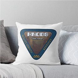 Knobs State Forest Kentucky Forest Design Throw Pillow