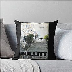 Bullitt movie Throw Pillow