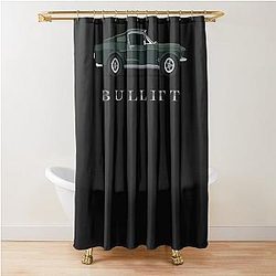 Mustang Bullitt Essential T-Shirt Shower Curtain