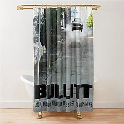 Bullitt movie Shower Curtain