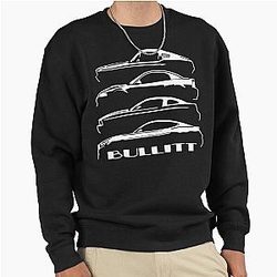 1968 Ford Mustang Bullitt Evolution Pullover Sweatshirt