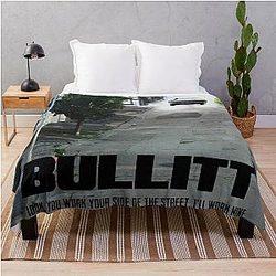 Bullitt Movie Throw Blanket