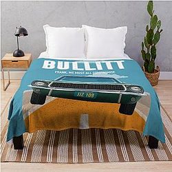 Bullitt - Alternative Movie Poster Throw Blanket