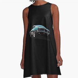 Bullitt alternative movie poster A line dress