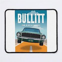 Bullitt Alternative Movie Poster Mouse Pad