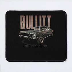 Mcqueen's 1968 Ford Mustang Fastback Bullitt Mousepad