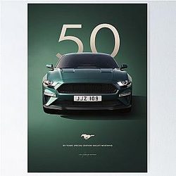 Bullitt Mustang Special Edition Poster
