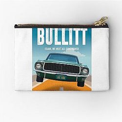 Bullitt Alternative Movie Poster Zipper Pouch