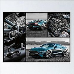 Mustang Bullitt 2018 Poster