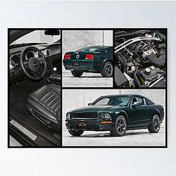 Mustang Bullitt 2008 Poster