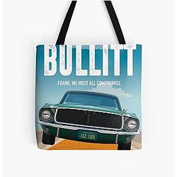 Bullitt Alternative Movie Poster Tote Bag