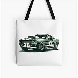 Ford Mustang Bullitt Classic All Over Print Tote Bag