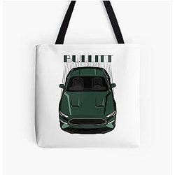 Mustang Bullitt 2019 Green Tote Bag