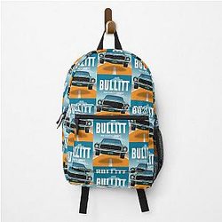 Bullitt Alternative Movie Poster Back Pack