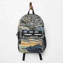 Bullitt Featuring Steve McQueen Movie Poster Art Backpack