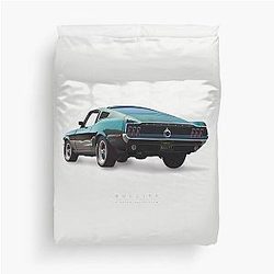 Bullitt Alternative Movie Poster Duvet Cover