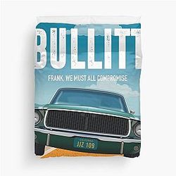Bullitt Alternative Movie Poster Duvet Cover
